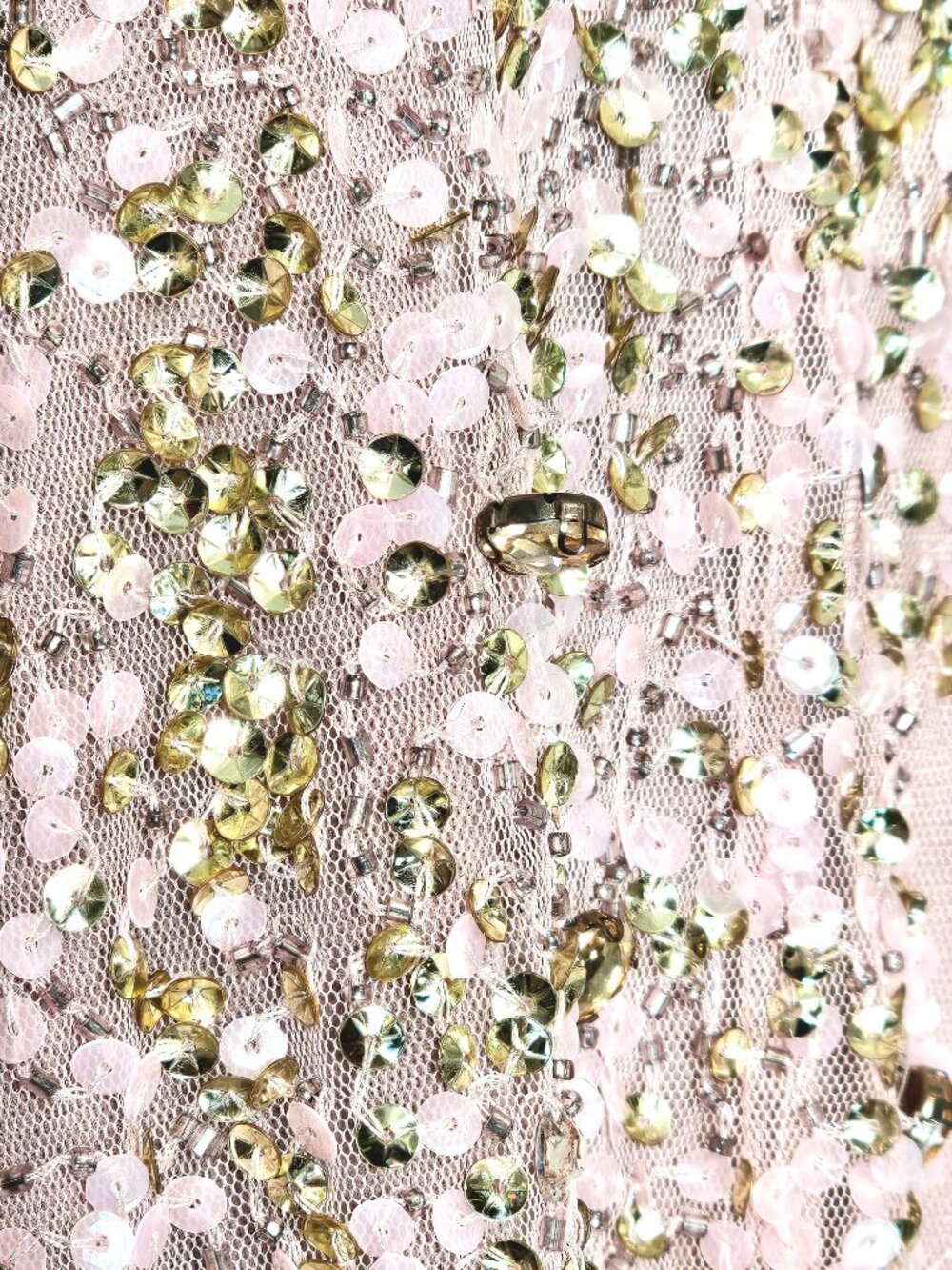 Mac Duggal Blush Beaded One Shoulder Gown Size 14 — As-Is - Picture 16 of 17